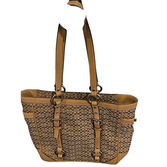 COACH F11526 Signature Gallery Monogram Tote / Handbag / purse - Picture 16 of 16